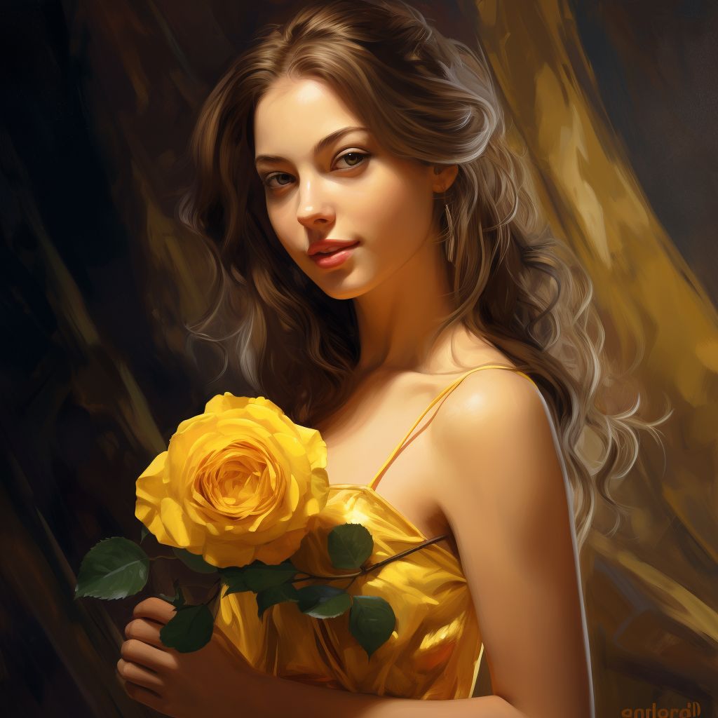 Фото Сонник девушка подарила мне желтую розу #2