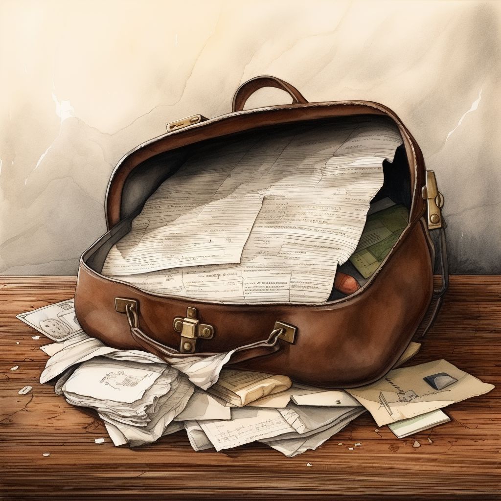 Фото Сонник потерять сумку с документами