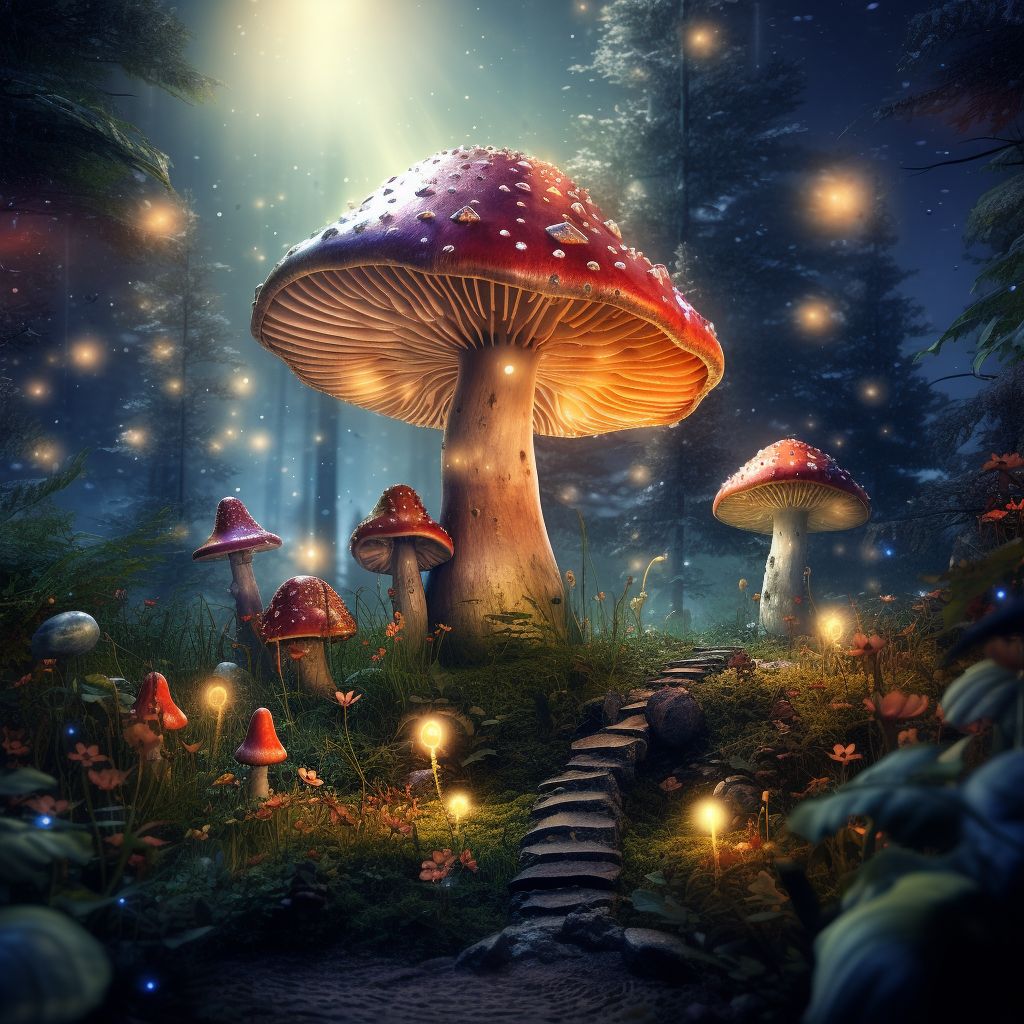 Фото Сонник грибы в лесу