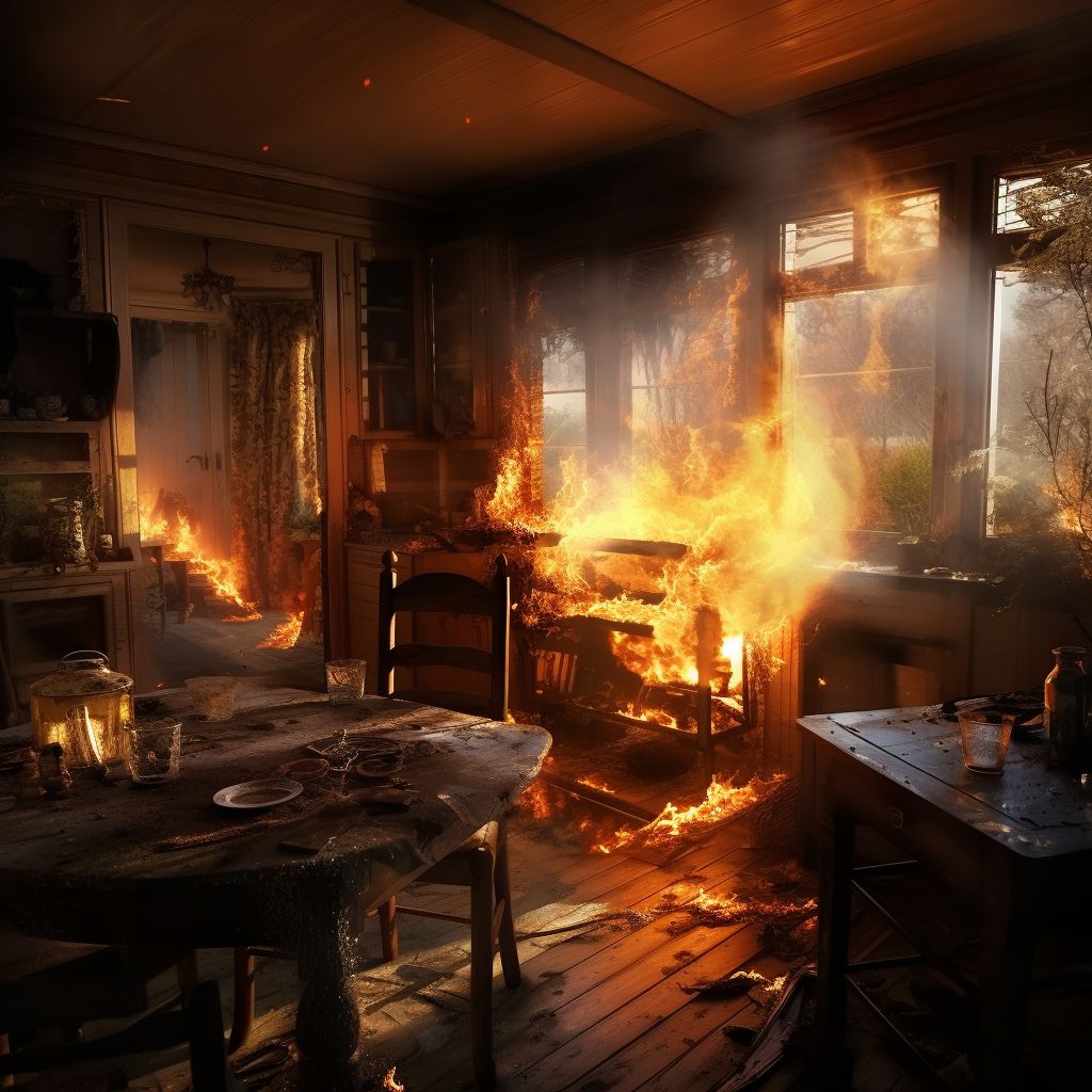 Фото Сонник пожар в доме родителей