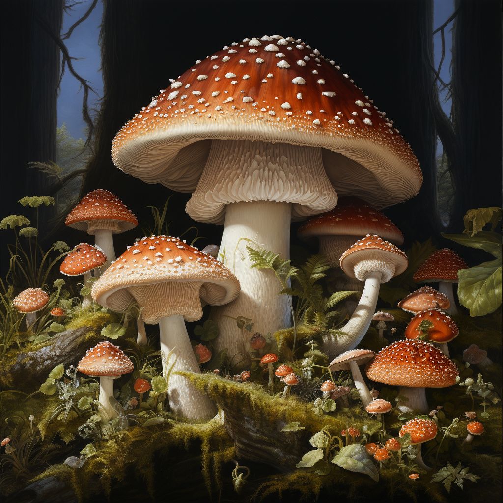 Фото Сонник грибы кушать